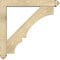 Ekena Millwork Balboa Arts and Crafts Rough Sawn Bracket w/ Offset Brace, Douglas Fir, 6"W x 38"D x 38"H BKT0604X38X38BOA03RDF - alternate 2